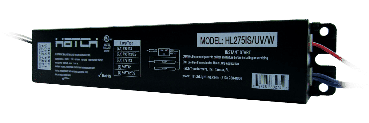 HL296HO/RS/UV/W REPLACEMENT BALLAST FOR HATCH LIGHTING HL296HO/RS/12/W 